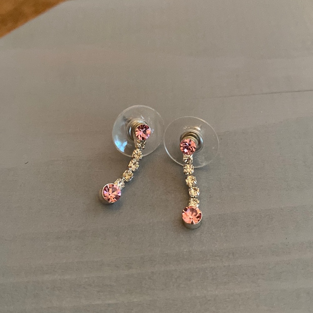 Pink Ice Cascade Earrings!